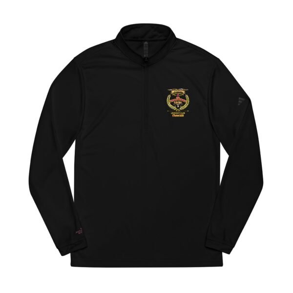 Official "The James and Donna Radio Show™" Listener’s Club Embroidered adidas® Quarter-Zip Pullover - Image 3