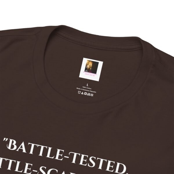 Battle-Tested 2Corinthians 4:8-9 Unisex Heavy Cotton Tee European Female - Image 10