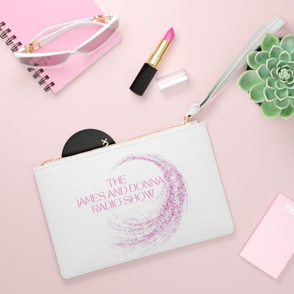 Official "The James And Donna Radio Show™" Clutch Bag – Soft Glam Edition - Image 5