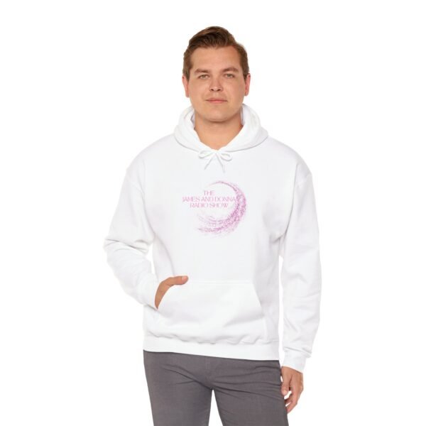 Official "The James And Donna Radio Show™" Unisex Hoodie – Heavy Blend™ Edition - Image 3