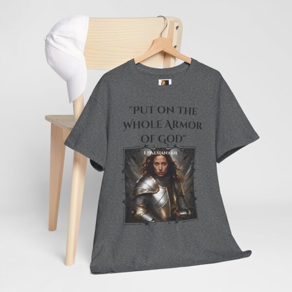 Armor Of God Ephesians 6:11 Unisex Heavy Cotton Tee European Female - Image 10