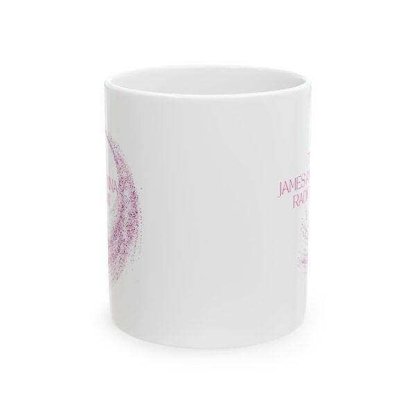 Official "The James And Donna Radio Show™" Home/ Office Ceramic Mug, (11oz, 15oz) - Image 2