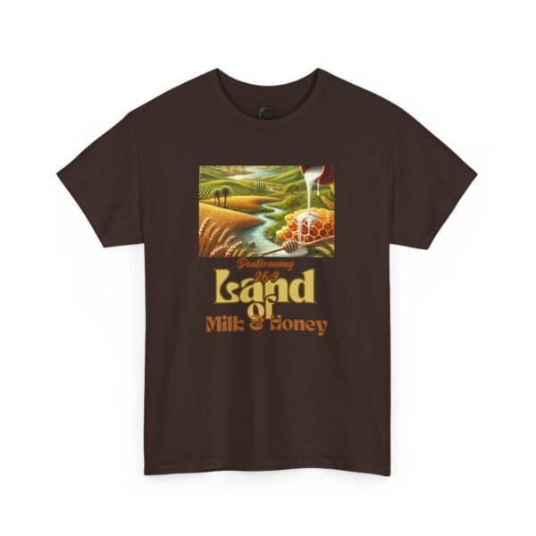 🔥 NOW AVAILABLE – THE ISRAELITE MERCHANT™ BRAND 🔥 "Land of Milk and Honey™" Unisex Heavy Cotton Tee - Vintage Style Graphic Shirt - Image 7