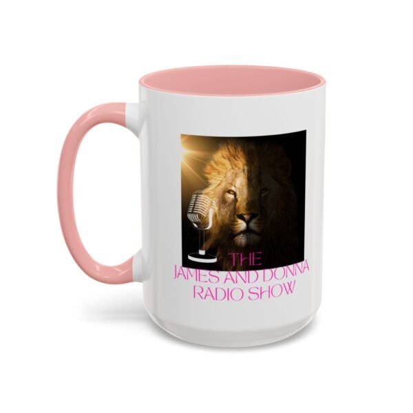 Official "The James and Donna Radio Show™" Accent Coffee Mug (11oz & 15oz) - Image 11