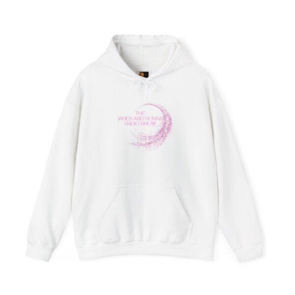 Official "The James And Donna Radio Show™" Unisex Hoodie – Heavy Blend™ Edition - Image 8