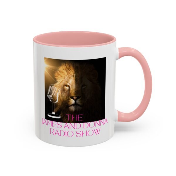 Official "The James and Donna Radio Show™" Accent Coffee Mug (11oz & 15oz) - Image 6