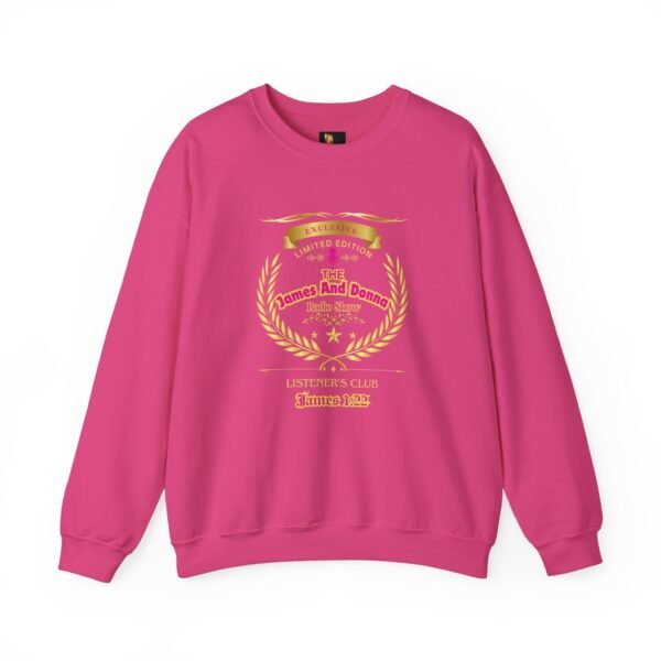 Exclusive Listener’s Club Sweatshirt – “The James and Donna Radio Show™” Edition (James 1:22) - Image 5