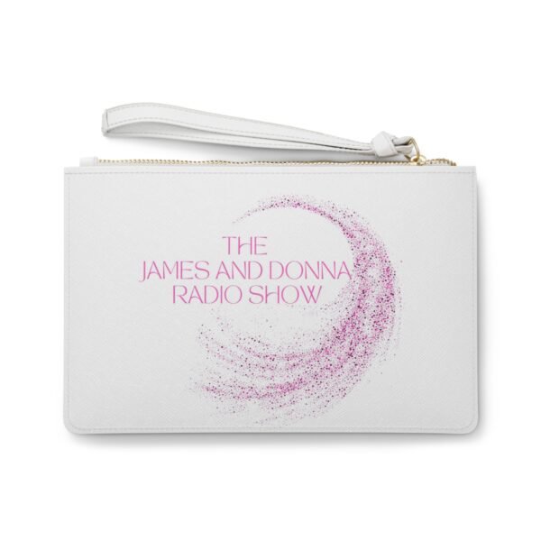 Official "The James And Donna Radio Show™" Clutch Bag – Soft Glam Edition - Image 3