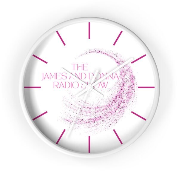 Official "James And Donna Radio Show" Wall Clock - Image 2