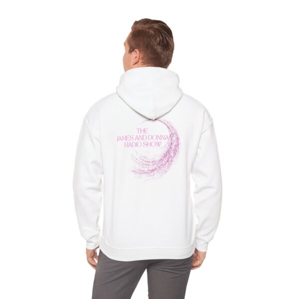 Official "The James And Donna Radio Show™" Unisex Hoodie – Heavy Blend™ Edition - Image 4