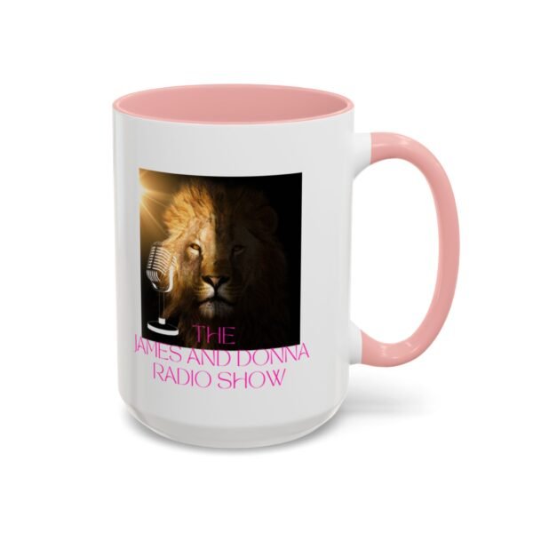 Official "The James and Donna Radio Show™" Accent Coffee Mug (11oz & 15oz) - Image 10