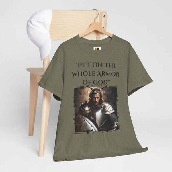 Armor of God Unisex Tee - Ephesians 6:11 European Male - Image 7
