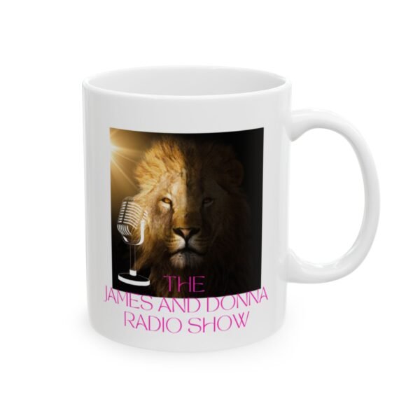 Official "The James And Donna Radio Show™" Ceramic Mug – 11oz & 15oz - Image 4