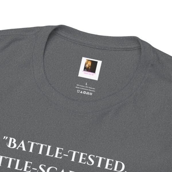 Battle-Tested 2Corinthians 4:8-9 Unisex Heavy Cotton Tee European Female - Image 16