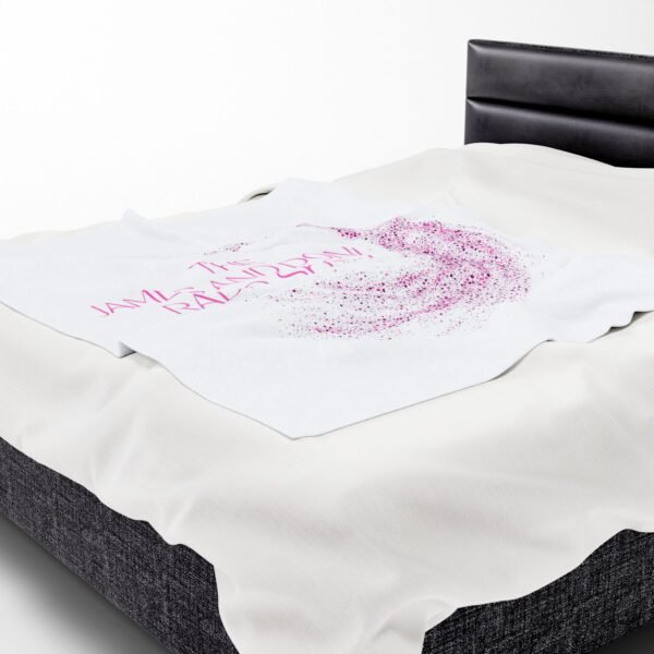Official "The James and Donna Radio Show" Velveteen Plush Blanket - Image 7