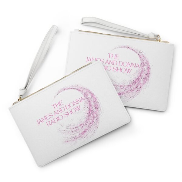 Official "The James And Donna Radio Show™" Clutch Bag – Soft Glam Edition - Image 4